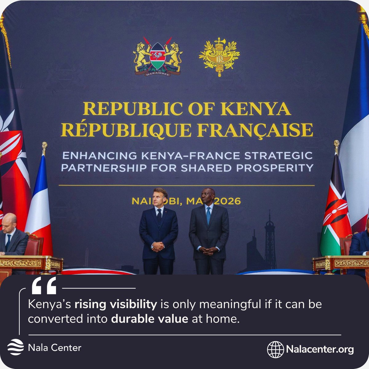 NalaCenter's tweet photo. As conversations from the #AfricaForward Summit continue, this analysis reflects on Kenya’s strategic partnerships, industrial future, and regional leadership.

Read more: https://t.co/JEe2zhW4MC https://t.co/7RwdtJWhgi