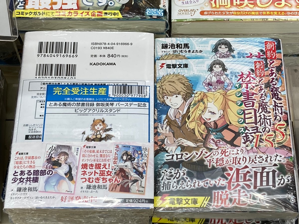 書籍販売情報】 📢5/9 発売 『【小説】創約 とある魔術の禁書目録(15
