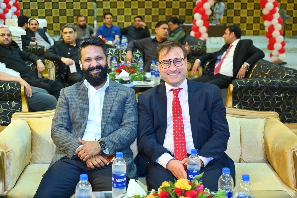 AustriaInPAK's tweet photo. Many thanks to Austrian compatriot Mrs Nadia Ghakhar and the Gondal family for the tour of Gondal Group’s PVC roofing sheet facilities and for hosting a business dinner with representatives of the Gujrat Chamber of Commerce and Industry. https://t.co/d8DabtpFzo