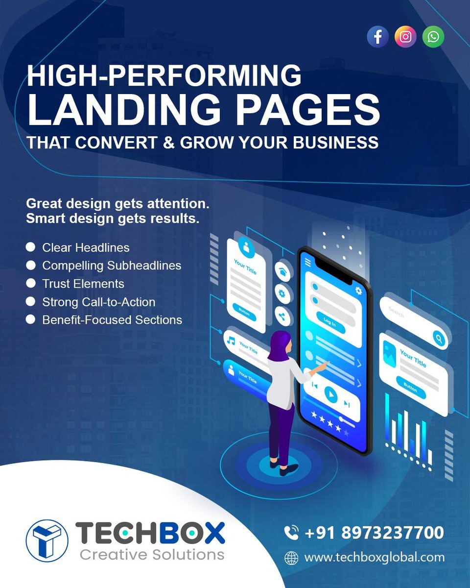 techboxsol's tweet photo. 🚀Build high-converting landing pages with TechBox! Turn visitors into customers with smart designs, clear messaging &amp; strong call-to-actions that drive real results and business growth. 
🌐 https://t.co/wETOAT8YTv  
#TechBox #LandingPageDesign #WebDesign #CreativeAgency https://t.co/Asmx4oc44F