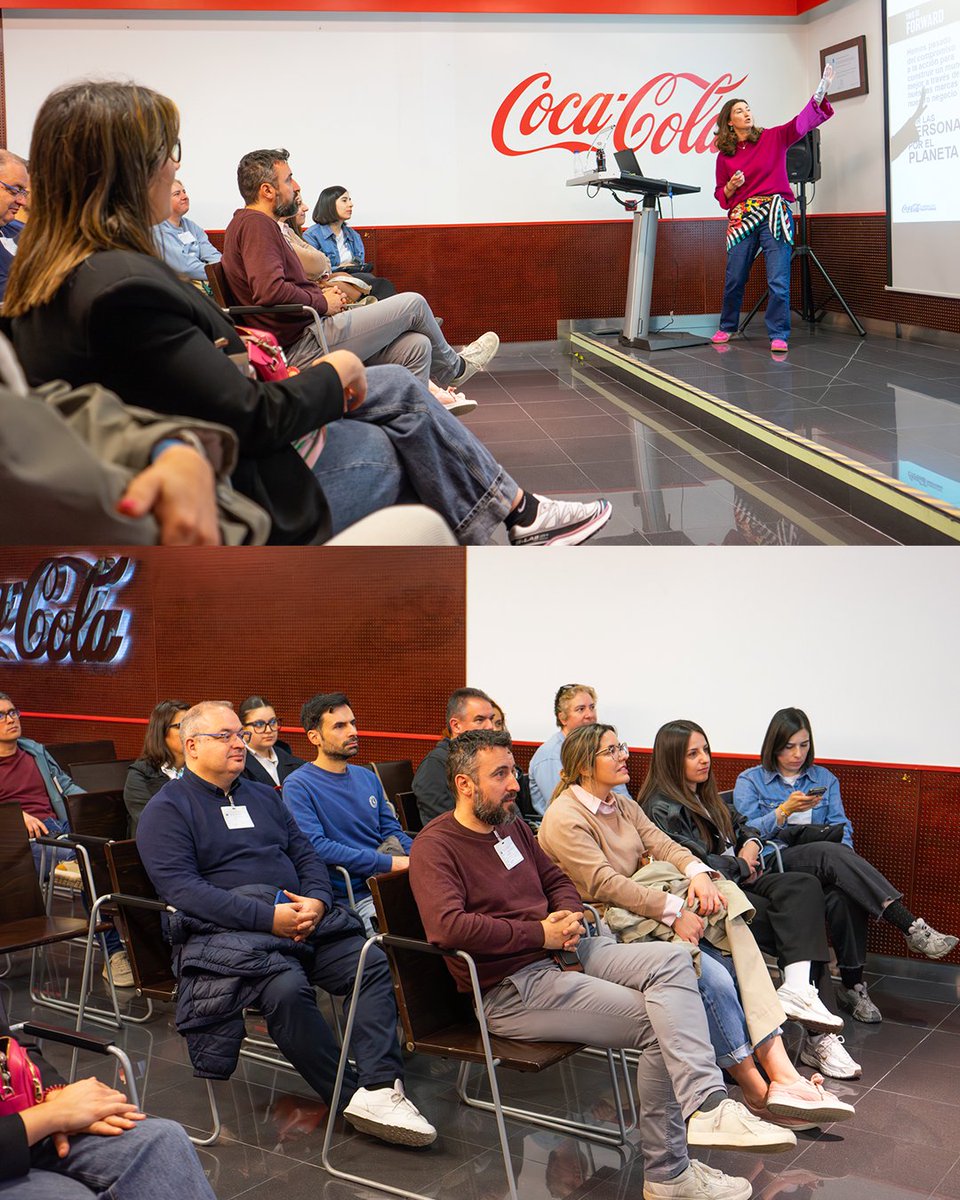 COETTGA's tweet photo. 🏭 Visita Formativa | Fábrica de Coca-Cola A Coruña O pasado Venres, o COETTGA tivo o pracer de asistir a unha visita formativa ás instalacións de Coca-Cola en A Coruña, unha experiencia enriquecedora que reuniu a profesionais do sector das telecomunicacións. https://t.co/GkA4nDUSNV