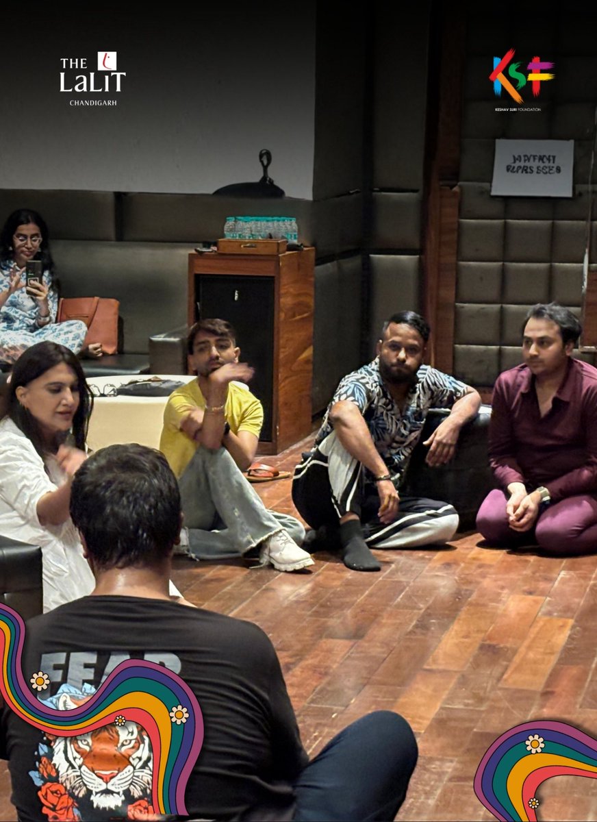KSF_IN's tweet photo. Day 1 of TRANSaction at The LaLiT Chandigarh was nothing short of incredible! 

Led by Faraz Arif Ansari in collaboration with Keshav Suri Foundation, the session was filled with powerful conversations, learning, and wholehearted participation. https://t.co/xtP0rbEdZm