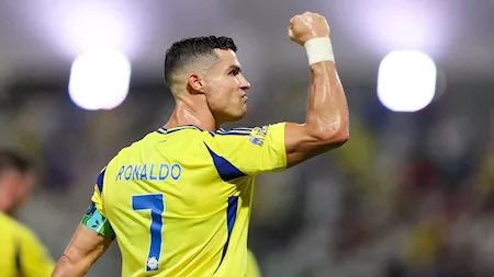 saw_990's tweet photo. @Cristiano @ANassr11 @AlNassrFC @AlNassrFC_EN 💪💪💛💙 https://t.co/JaNZupdD5e