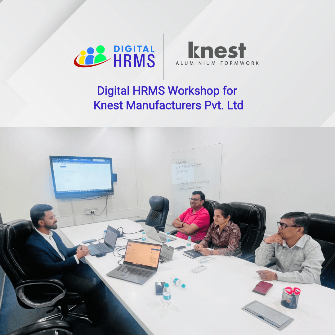 DigitalHRMS's tweet photo. Digital HRMS recently conducted an engaging and insightful HRMS workshop for Knest Manufacturers Pvt. Ltd.! Our experts, Shreyash Rane &amp; Vishal Jadhav, led the sessions, ensuring an interactive &amp; practical learning experience for all participants. 
#DigitalHRMS #HRTech #Workshop https://t.co/xGyZEL18jd
