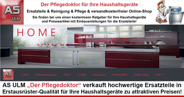 Pflegedoktor's tweet photo. #AS #Ulm „Der #Pflegedoktor“ #verkauft hochwertige #Ersatzteile in #Erstausrüster #Qualität für Ihre #Haushaltsgeräte zu attraktiven Preisen! ... vollständigen #Presseartikel lesen bei #WordPress: … vollständigen #Presseartikel lesen bei #WordPress: https://t.co/wWNQumwZZR https://t.co/iWp8wWmIjN