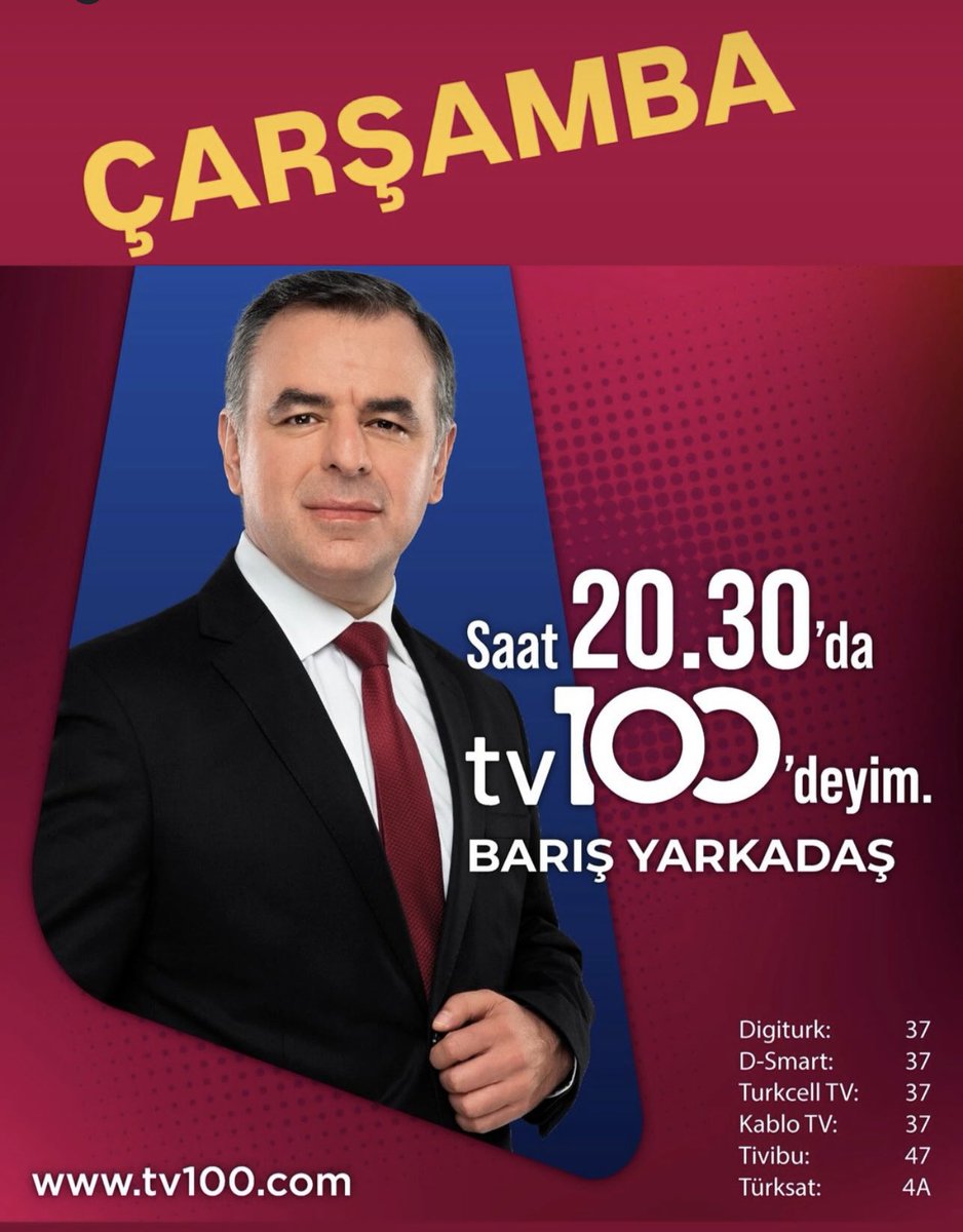 barisyarkadas's tweet photo. Merak edilen tüm gelişmeler bu akşam saat 20.30’da Eşit Ağırlık’ta…
@tv100 https://t.co/bvGp2Jufnz