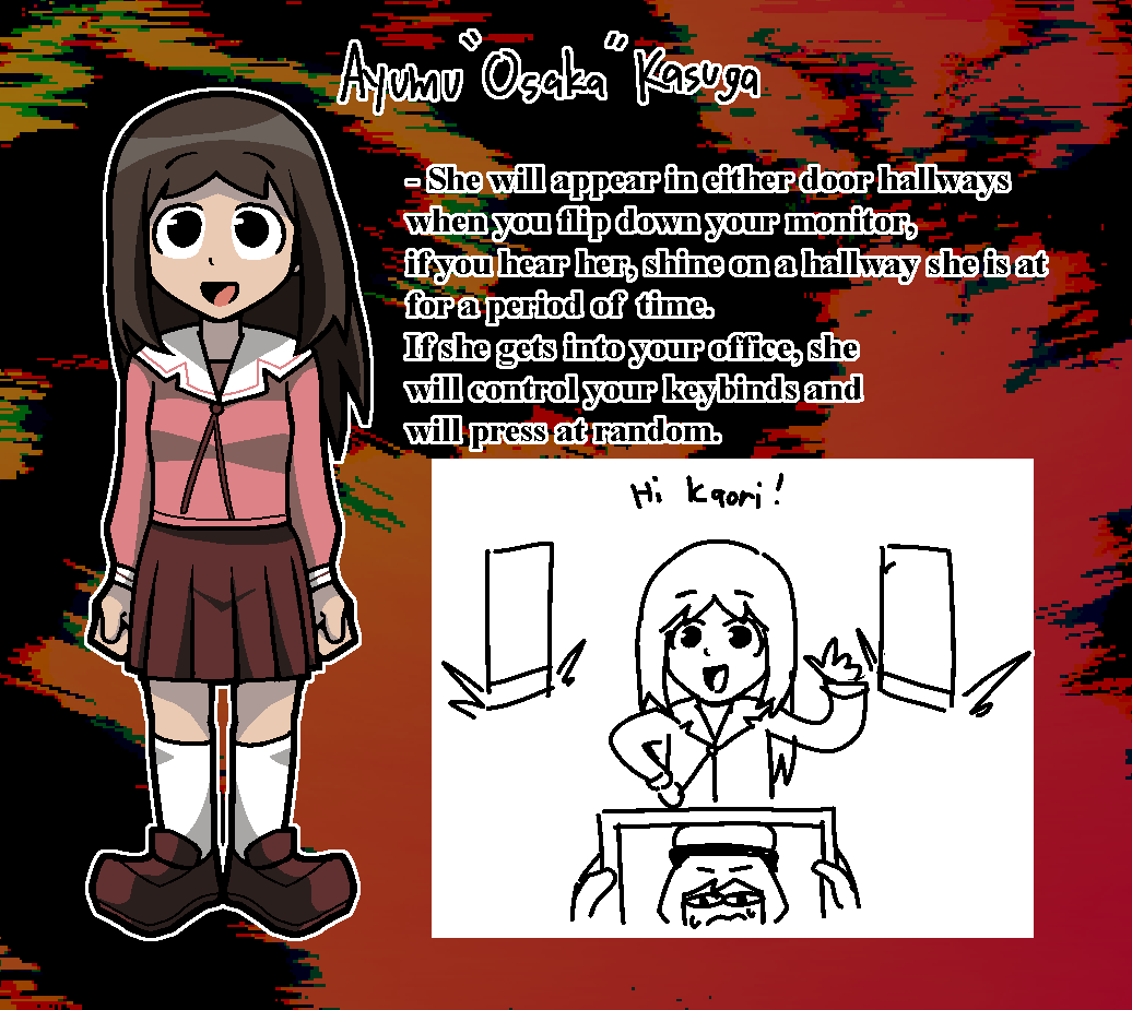 Chiyo in Frickbears 3 Mechanic idea #fivenightsatfrickbears3