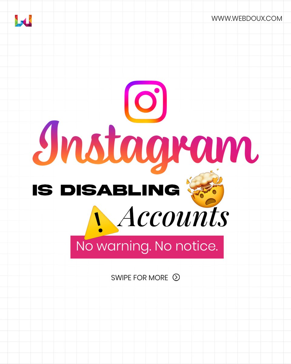 Webdoux's tweet photo. Growing an Instagram account takes months or even years.
Losing it can happen overnight.

Save this post before you need it.
Share it with your team, creators, and business friends.

#ExplorePage #TrendingNow #ViralPost #InstaDaily #ContentCreator https://t.co/MAt8ciufuv