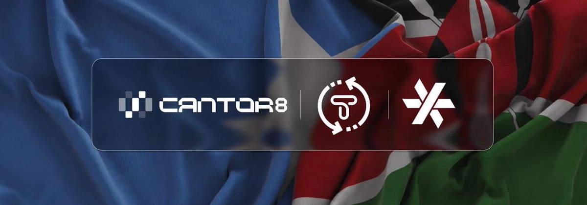 cantor8's tweet photo. 📣Banking Africa: Cantor8 to Bring Leading Mobile Money Systems Onchain

Cantor8 has partnered with Africa’s leading fintech platforms to bring never-before-seen efficiency and interoperability to digital money systems used daily by millions in both Kenya and Somalia.

Mobile money has seen unprecedented adoption in regions that lack formal banking infrastructure and is now the backbone of many African economies. By bringing these systems onchain via @CantonNetwork, end users will be able to access all the functionality of a bank account, without requiring formal banking infrastructure.

This new partnership serves as a crucial pilot for a broader rollout across additional African nations and mobile money ecosystems.

Thank you to the likes of @BusinessInsider, @DecryptMedia, @hackernoon, and countless others that have already picked up the news.

Read the full release below ⬇️