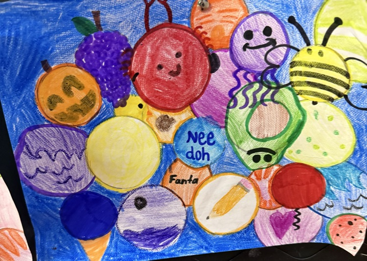 BellaireES's tweet photo. Our 4th graders did a terrific job with lines and using the color wheel creating many different things with the use of line and colors! Special congrats to our artists of the month Truleigh and Kendall! https://t.co/yCeCg8vXuZ