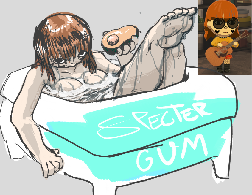 Spectergum's tweet photo. bath 2 with mii https://t.co/1XUm9smXm5