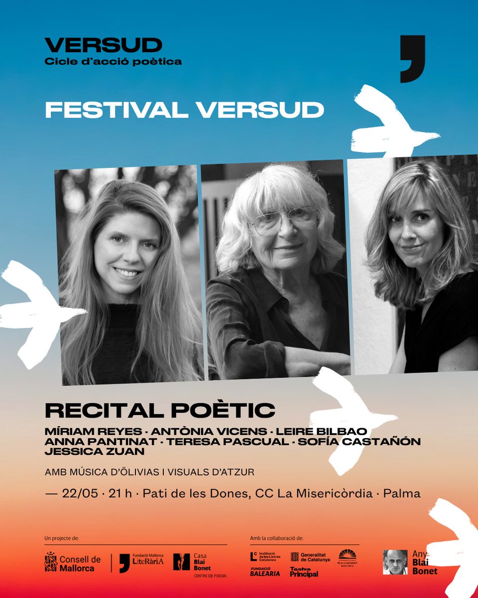 mcaliteraria's tweet photo. 🤍✨El Festival Versud és una festa poètica per venerar la paraula compartida. Després de diverses edicions posant en diàleg la poesia catalana amb altres llengües, enguany es reformula en trobada plural i convoca algunes de les millors poetes en les diferents llengües de l'estat https://t.co/U9k59Rhomi