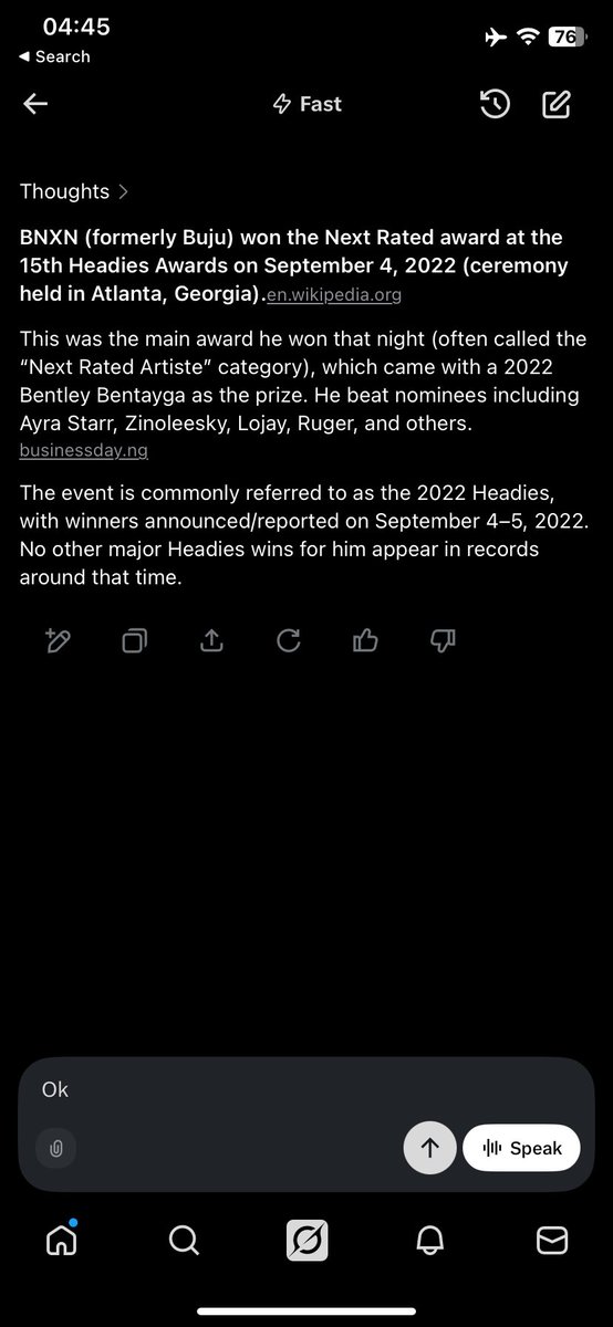 KrystLoup's tweet photo. @BNXN 
I get friends wey fit confirm the answers and it was way before headies. https://t.co/gi0tcj5AHP