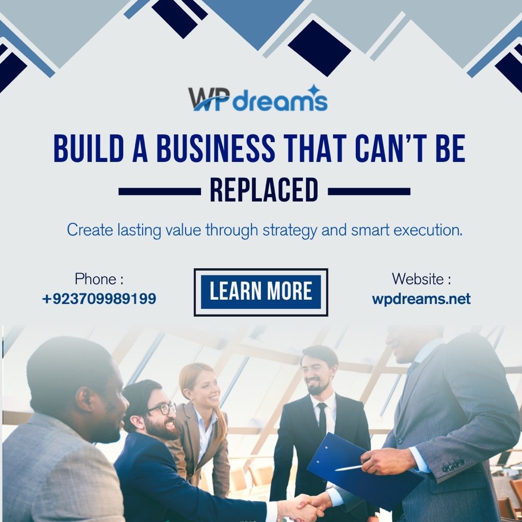 thewpdreams's tweet photo. Businesses built on trends get replaced.
Businesses built on strategy, quality, and smart execution create lasting value.
At WPdreams, we help brands build digital foundations designed for long-term growth and impact.
 #WPDreams #BusinessGrowth #DigitalStrategy https://t.co/aZ8QZrFF6G