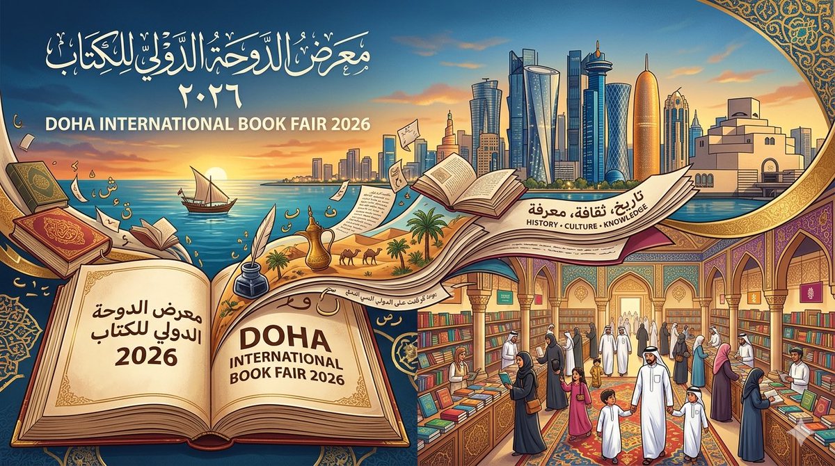 amnahsaeed's tweet photo. @DIbookfair 
#معرض_الدوحة_الدولي_للكتاب 
يسعدنا زيارتكم حيث احدث الاصدارات واهمها
#دار_آمنة_للنشر_و_التوزيع
#حيا_الله_مين_يانا
Hall1 جناح 23 https://t.co/CblSS4e12c