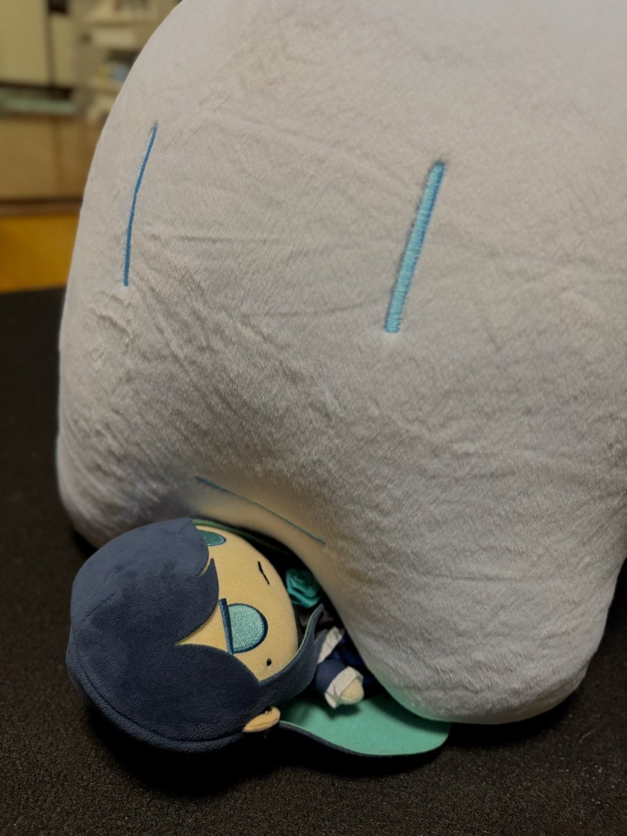 GR_Ado_'s tweet photo. デカはちゃんが来て、ぬいママを襲ってます。 https://t.co/ZH8wHcjXtk