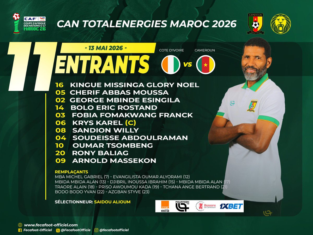 Les Lions Indomptables Officiel tweet media