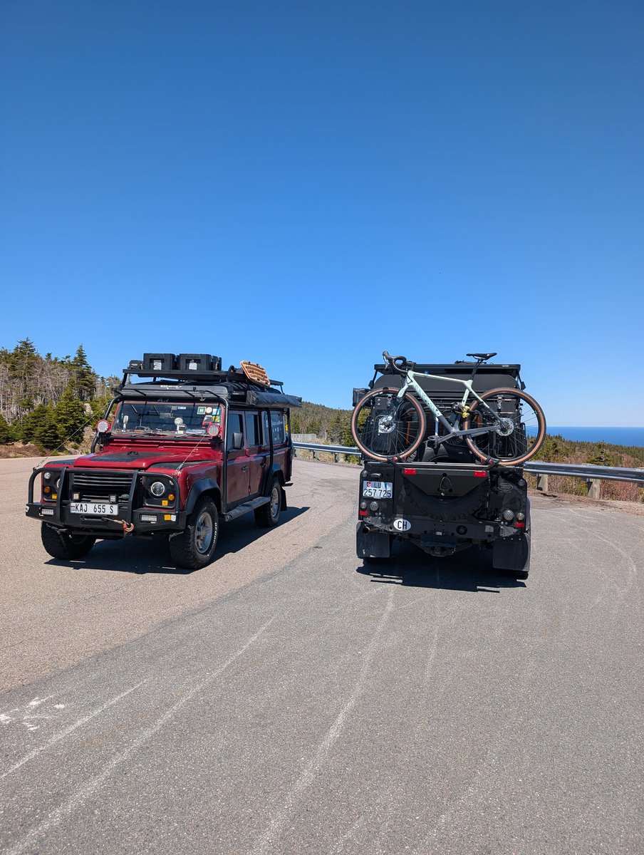 AlphaLandRover's tweet photo. Out and about meeting new friends and kicking off this overland journey with THE WORLD FAMOUS - CABOT TRAIL!
Let's do this!
More daily updates/stories on IG: AlphaLandrover
#KenyaToAmericas #AlphaLandrover #BreakingBorders https://t.co/PVjpNNnYVV