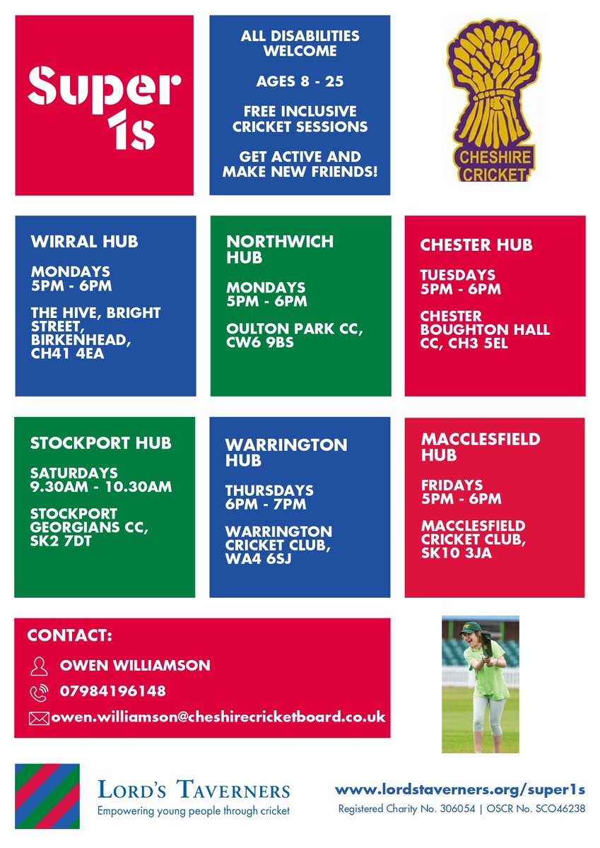 Cheshire Cricket Board tweet media