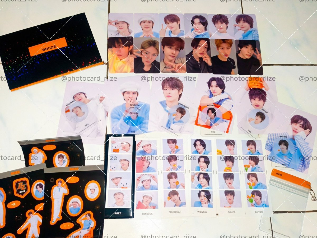 RIIZE PHOTO EXHIBITION 展示会 トレカウォ ンビン RIIZE - HALLYUSUPERSTORE
