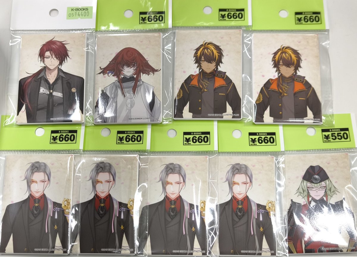 入荷情報】 刀剣乱舞 とうらぶ スクエア缶バッジコレクション 跪坐 後