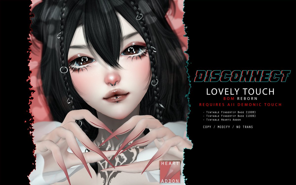 aheghoul's tweet photo. Two new 10L gifts at the mainstore! 😊
🤍Mimi Eyeshadow is made specifically for the Tonkati Mitsukuri head
🤍Lovely Touch requires Aii's Demonic Touch fingers
Enjoy my loves💕 https://t.co/NS4smsG5gU