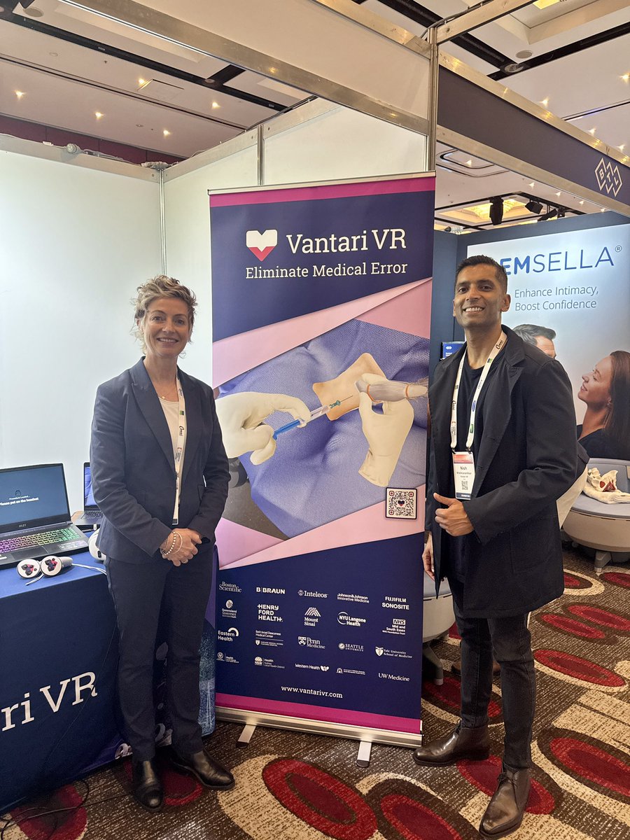VantariVr's tweet photo. Welcome Reception at @AusContinence 2026 in Melbourne! 🇦🇺 

#vr #healthcare #digitalhealth #training #education #medicine #innovation #ai #virtualreality #vantarivr #simulation #anesthesia #continencehealthaustralia https://t.co/s69HnJVFuT