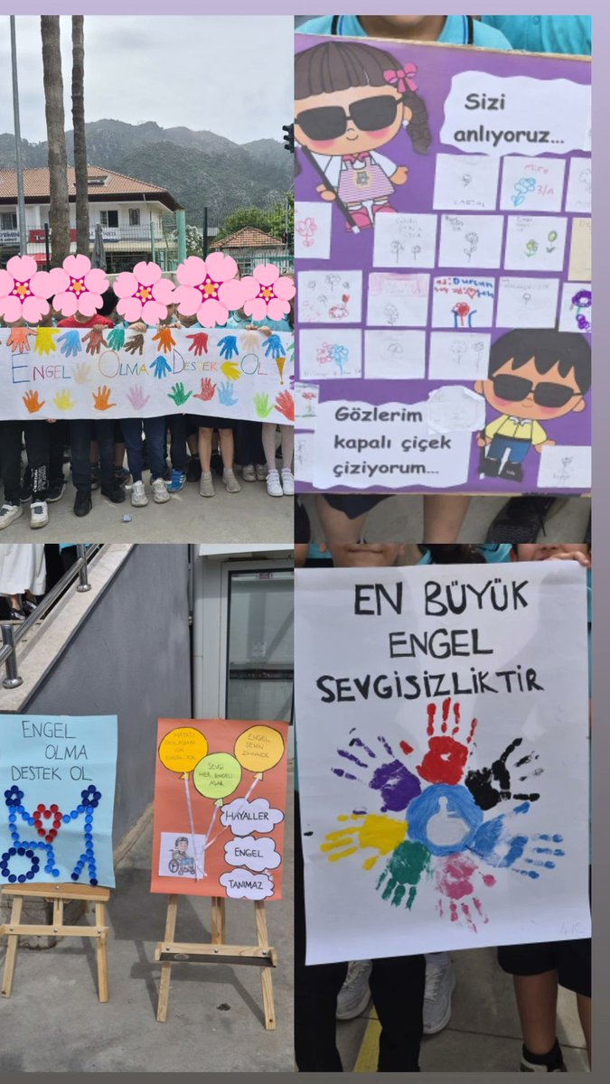 kayaa_elcin's tweet photo. Hepimiz Aynı Bahçenin Farklı Çiçekleriyiz 💐#YANYANAYIZ #ENGELLİLERHAFTASI @mugla_mem @MarmarisMem https://t.co/krsyxWqsd3