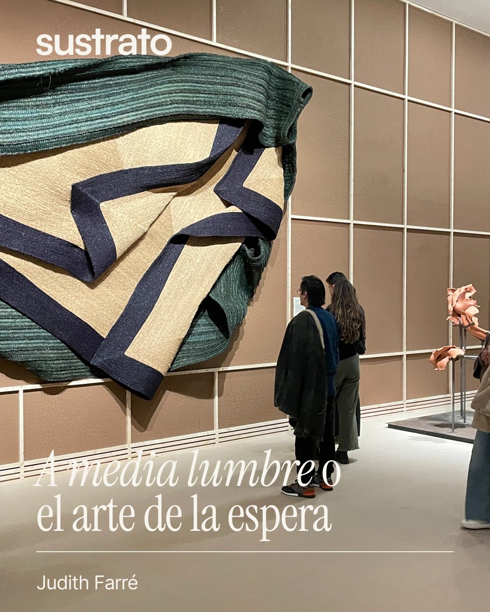 sustrato_ed's tweet photo. Debuta @vinocigarro con esta maravilla sobre 'A media lumbre' (en @gva_IVAM hasta el 14 de junio):

«Y yo, que no sé hacerle el dobladillo a los pantalones, al poner un pie en el IVAM de alguna manera me siento más cerca de mi abuela y de mi madre»
https://t.co/bV7e92Z1gB https://t.co/LBpogdiqPK