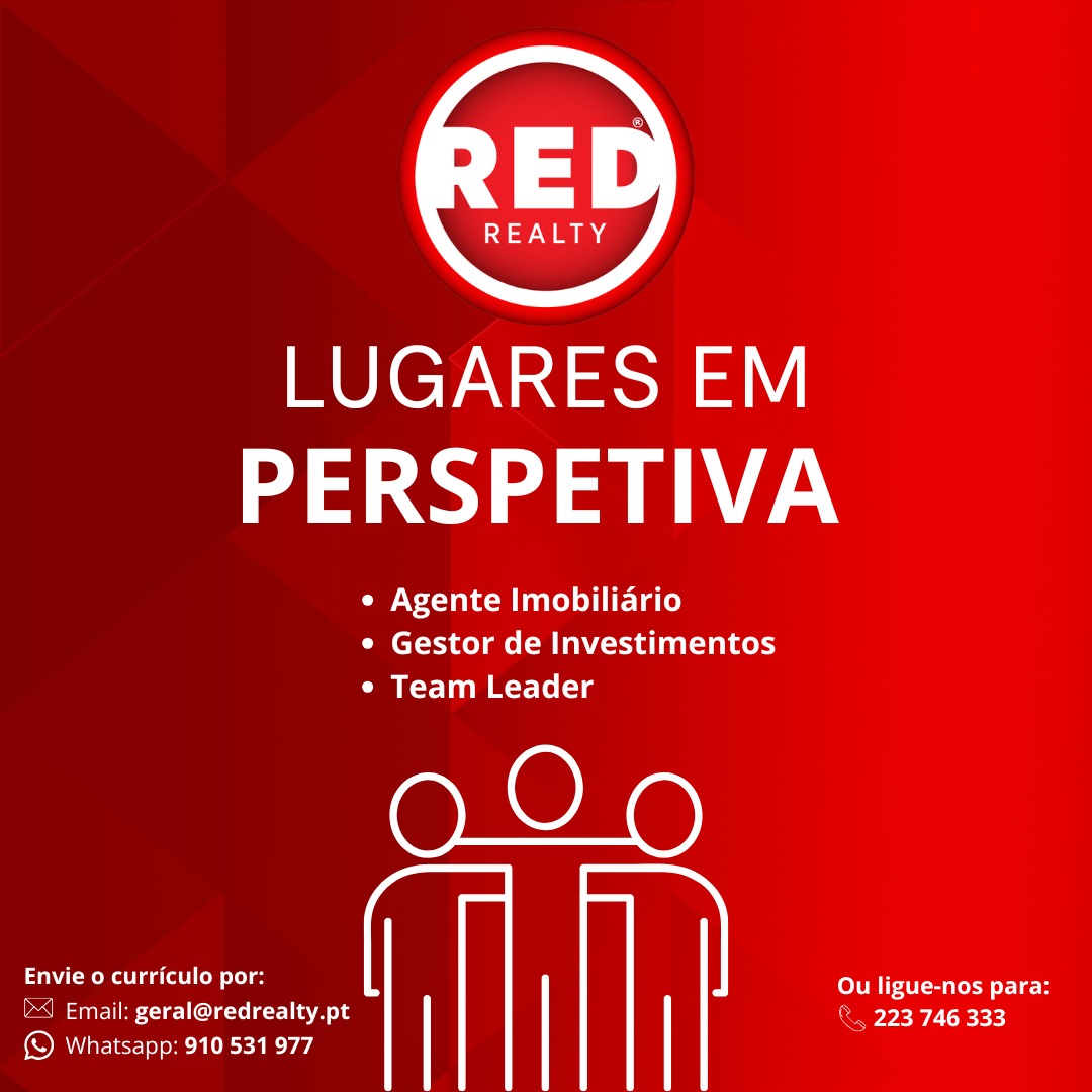 PedroDavidSilv's tweet photo. Team Leader - Agente Imobiliário

📍 RED Realty | Vila Nova de Gaia | Região do Grande Porto
A RED Realty oferece-lhe a possibilidade de mudar ou iniciar uma carreira desafiante e criativa.  geral@redrealty.pt
📱 Telemóvel &amp; WhatsApp: 910 531 977 https://t.co/BszFKeJOPr