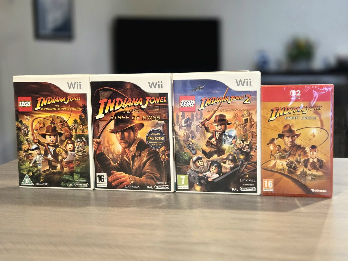 Roberts0502's tweet photo. From the Wii Remote to the Switch, the whip stays ready. Back on Nintendo for my third playthrough of The Great Circle!

#IndianaJones #NintendoSwitch2 https://t.co/bzPekPkpLG