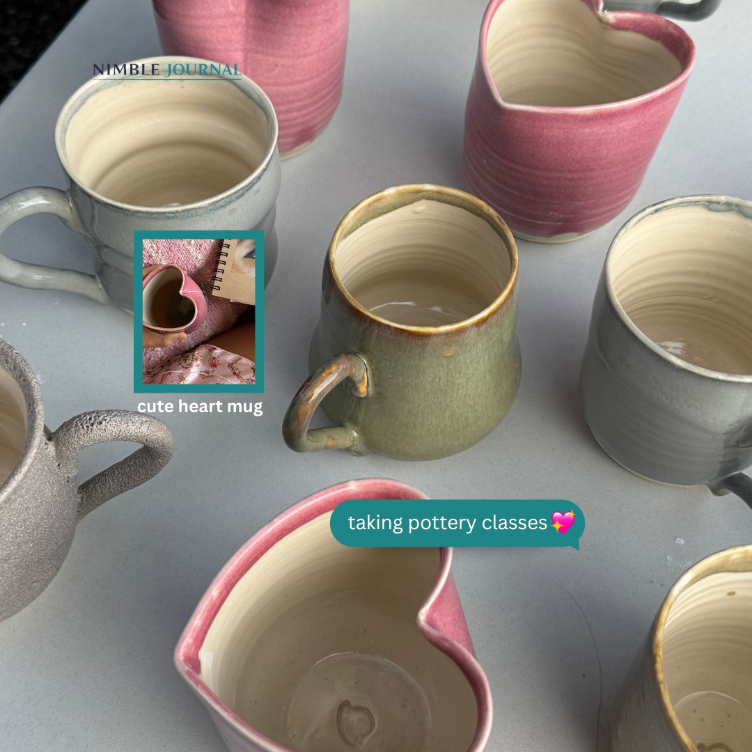 nimblejournal's tweet photo. Soft life lately 

matcha runs, pottery classes, flowers, coffee dates &amp; romanticizing the little things 
Website: https://t.co/VWQ1wGqb9O

#SoftLife #MatchaGirl #CozyVibes #RomanticizeYourLife https://t.co/Seu0aOyJIF