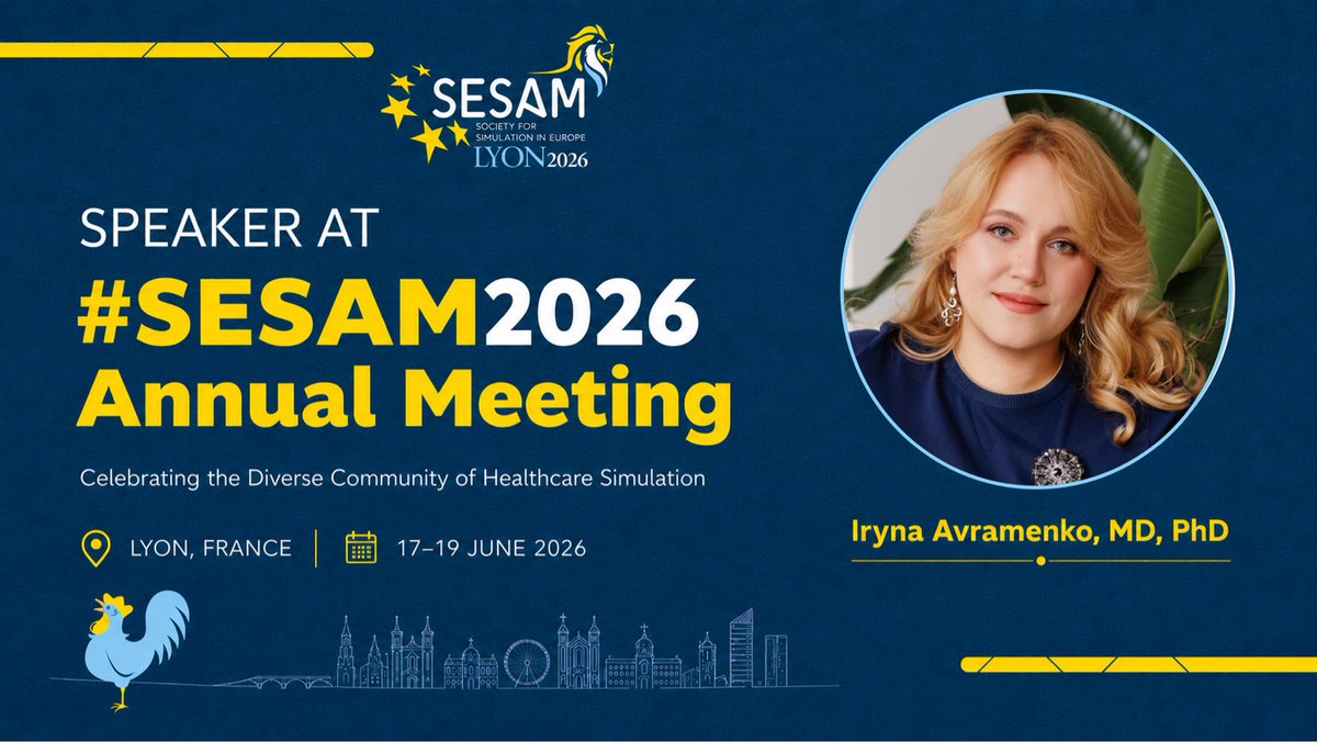 ClinCaseQuest's tweet photo. We are proud to share that Assoc. Prof. Iryna Avramenko, Head of our validation studies at Kyiv Medical University, will present an E-poster at the SESAM Annual Meeting 2026 in Lyon, France 🇫🇷

 E-poster title:
“Psychological Safety and the Paradox of Anxiety Reduction in Simulation-Based Training: A Multicultural Single-Centre Study Applying the Defragmented Debriefing Model”

The study explores how psychologically safe simulation environments can reduce anxiety levels during simulation-based training while supporting deep clinical reasoning and learner engagement.

The research was conducted using the ClinCaseQuest platform and is directly connected to the validation of the Defragmented Debriefing Model and cognitive branching methodologies in multicultural medical education settings.

The findings demonstrated statistically significant anxiety reduction following simulation training, supporting the role of structured debriefing and psychologically safe educational design in healthcare simulation.

We are excited to contribute to the global discussion on simulation-based medical education, psychological safety, and AI-driven learning analytics at #SESAM2026.

#SESAM2026 #ClinCaseQuest #KMU #HealthcareSimulation #MedicalEducation #PsychologicalSafety #ClinicalReasoning #AIinHealthcare