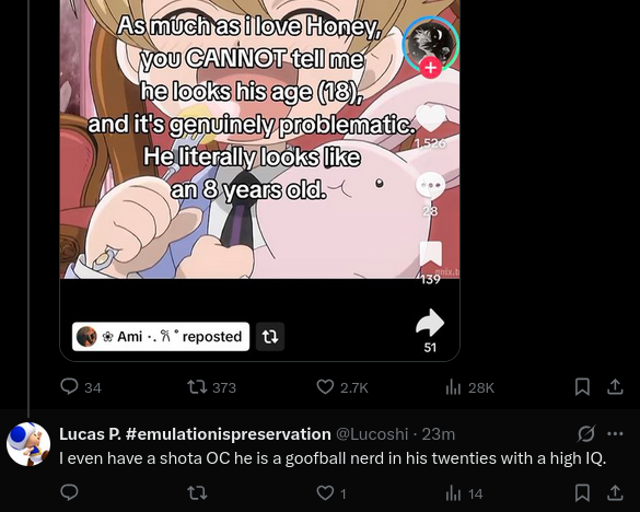 RarecatC's tweet photo. @sans_undertaIe_ @Lucoshi @avaisburning @girlfailuregore Lucoshi is a lolicon. https://t.co/LB5oTCNaLV