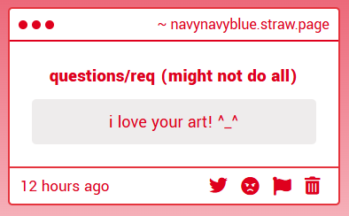 navy blue tweet media