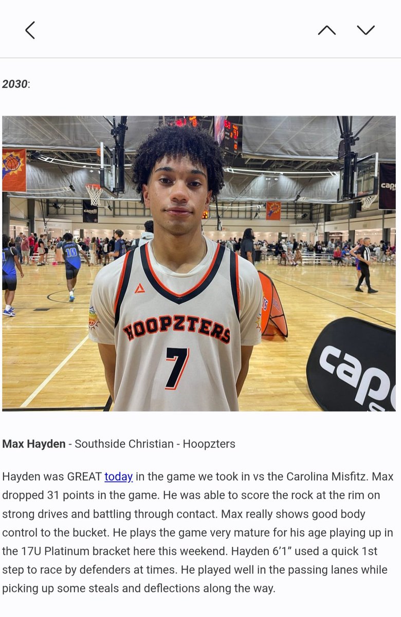 MaxHayden2030's tweet photo. Thank you @Swanny1973 for the recognition and  @BigShotsGlobal for a great weekend of basketball #rocktherock https://t.co/DIABN5Od7a