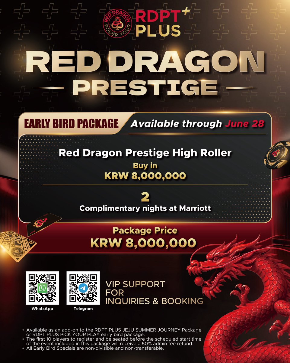 Red Dragon Poker tweet media
