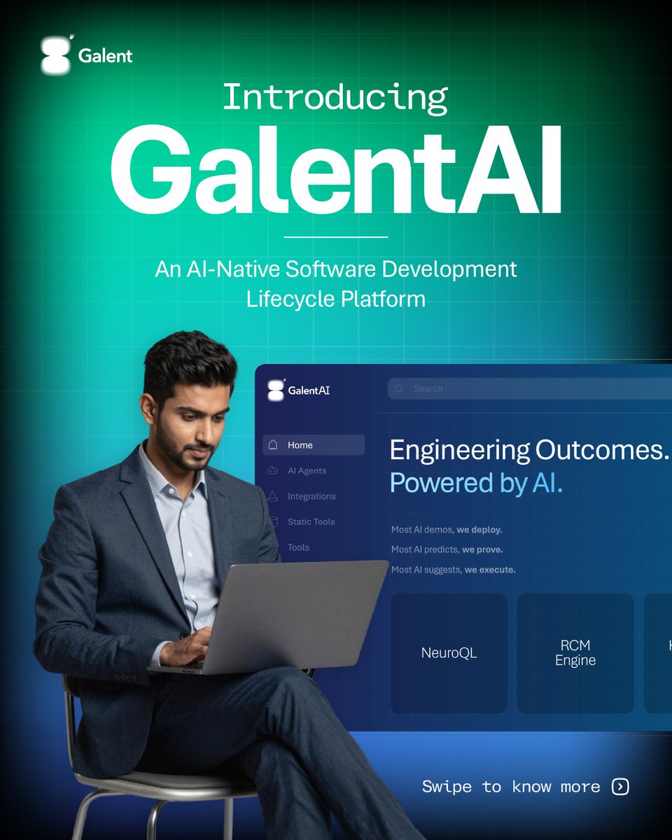 galenthq's tweet photo. Here’s the uncomfortable truth. 

Most enterprise AI platforms today are simply prompt layers sitting on top of LLMs. 
They lack real system understanding. They produce probabilistic results. And they rarely operate within the governance frameworks enterprises actually require. https://t.co/mCGs5Lv9ba