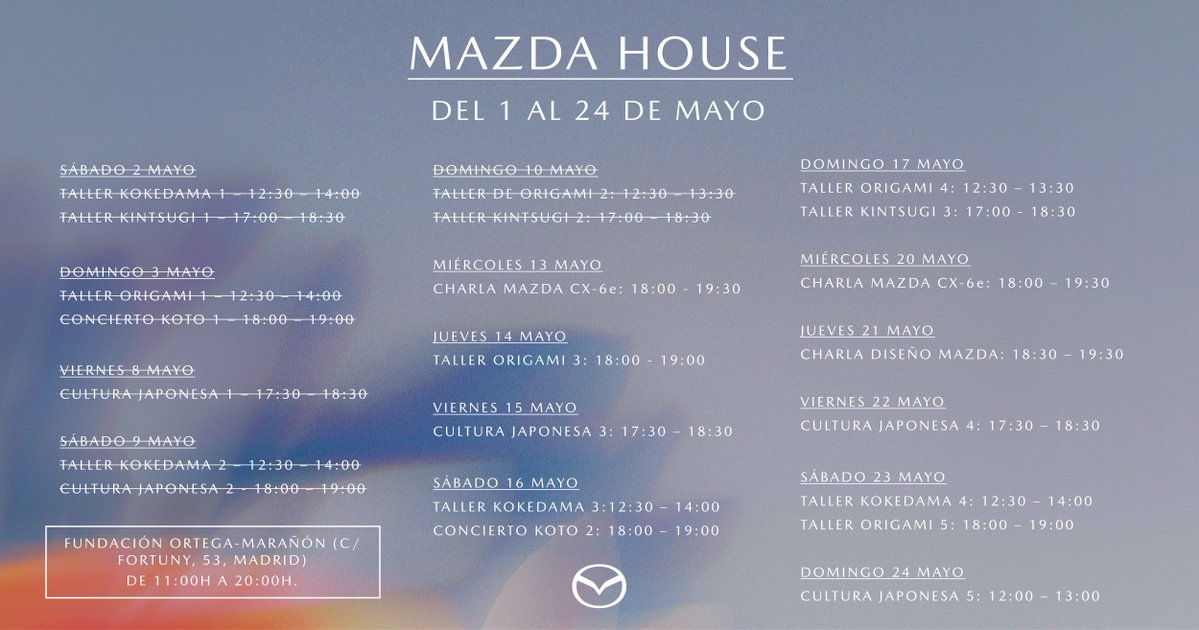 Mazda España tweet media