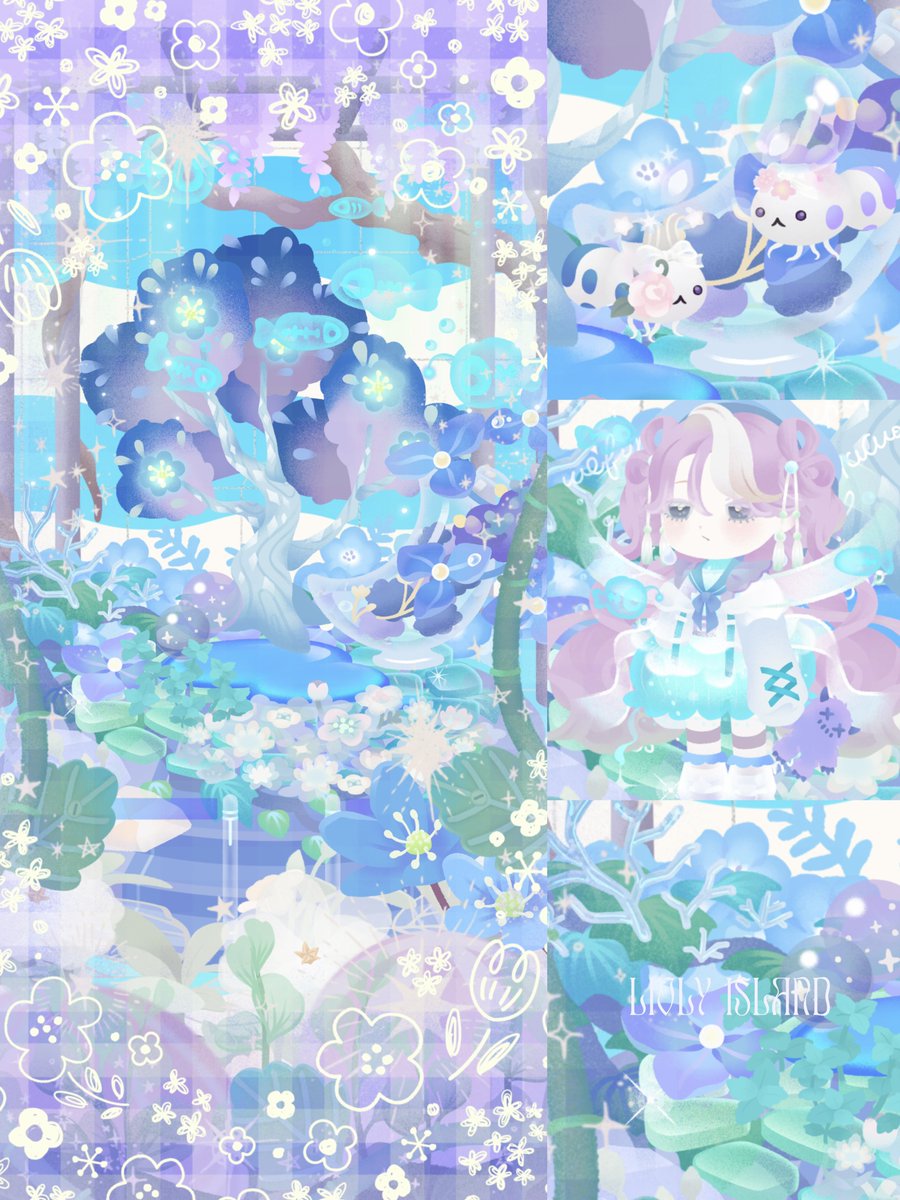S2Chou's tweet photo. ⬜️🟪🟦
チェック柄フィルターが主役のレイアウト

#リヴリーアイランド
#リヴリーレイアウト #ホムコーデ https://t.co/8EgGml1dfs