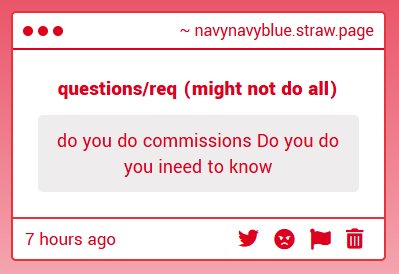 navy blue tweet media