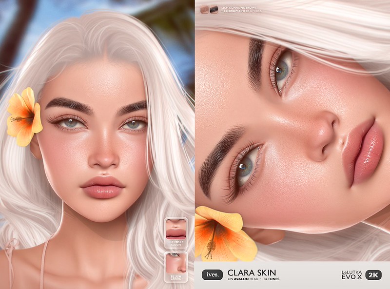 KawaiiFeedSL's tweet photo. IVES Clara Skin @ Access〡Taxi: https://t.co/JPyFNr3R1Z
#SecondLife #IVES #Access #Secondlifeevent #Secondlifecontent #KawaiiFeed https://t.co/r6VhoN4NF3