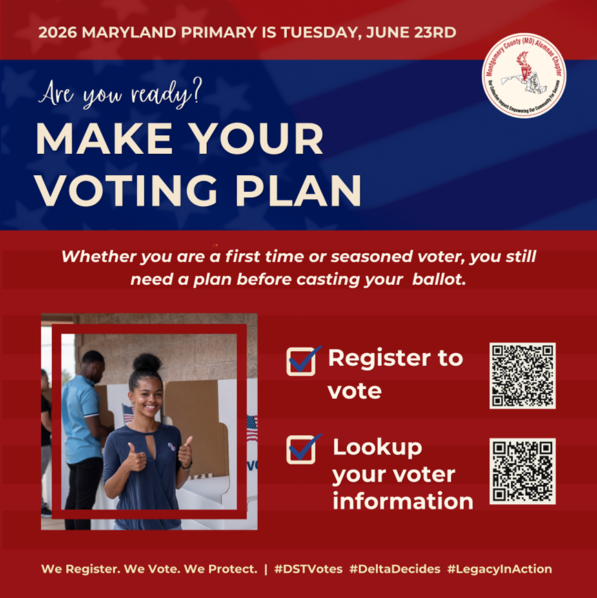 MCACDST's tweet photo. 🗳️ Every voter needs a plan — first-time and seasoned voters alike. Know where to vote, what’s on your ballot, and what you need before Election Day.

Make your plan today: https://t.co/XVlDF1Jiy9 - and help others.

#DSTVotes #DeltaDecides #VoteReady #MCACDST #DST1913 https://t.co/4s6cTzte8C