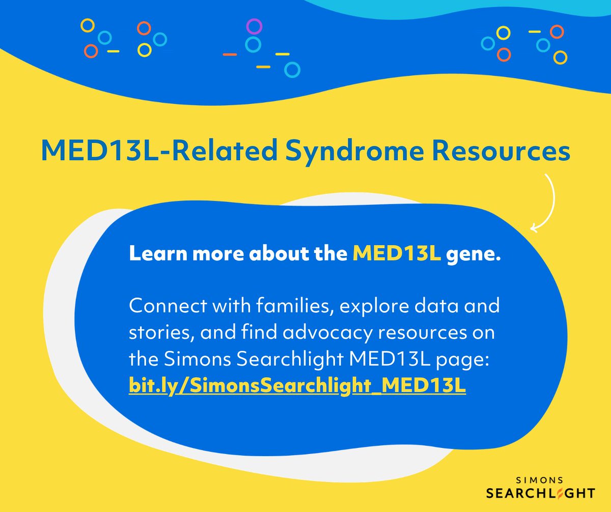 s_searchlight's tweet photo. 💜 Today we celebrate #MED13LAwarenessDay w/ our advocacy partners + the entire #MED13L community! We have 285 participants w/ MED13L-related syndrome in #SimonsSearchlight.

🌟 Explore gene info, data, resources, &amp; more:
https://t.co/iQmfF2OdRy

#CareForRare #RareDiseaseResearch https://t.co/hkeydoyw4F