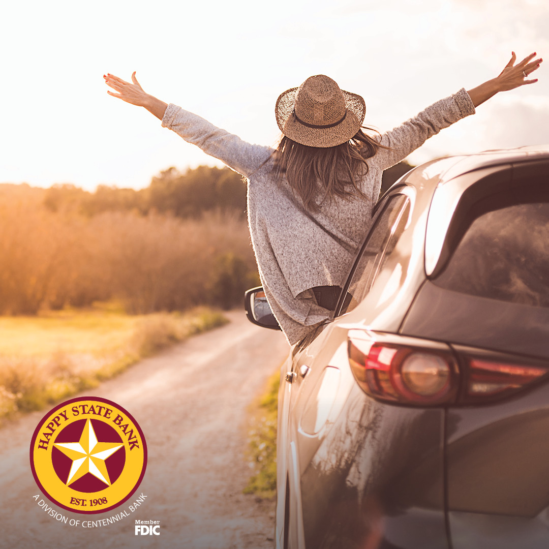 HappyStateBank's tweet photo. Summer plans coming up? 🌴

Start saving now with a Happy State Bank savings account and travel with confidence when summer arrives.

👉 Learn more: https://t.co/uUpoWgjxlo https://t.co/vDLgUUkSvH