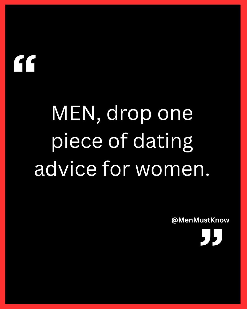 Men Must Know tweet media