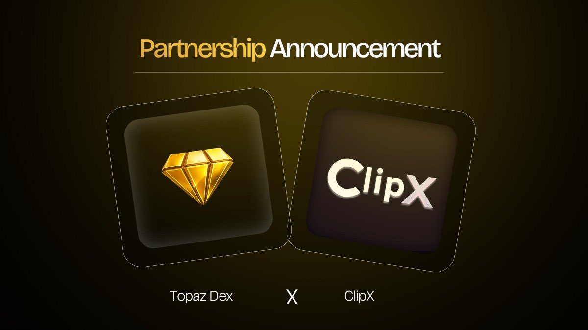 TopazDex's tweet photo. We’re excited to welcome @ClipX0_ by @bnbcaptain to the Topaz ecosystem.

ClipX is building the ultimate Social-Fi super app for X, empowering users to tip anyone with crypto, trade tokens, analyze charts & profiles, and engage directly from the feed, all without leaving the platform. It’s driving real on-chain activity.

At Topaz, we’re building vote-driven liquidity infrastructure through gauges, emissions, fee distribution, and market based liquidity coordination.

As part of the partnership, $ClipX will be listed on Topaz with LP gauge support, creating new opportunities for liquidity growth, incentive alignment, and ecosystem expansion across BNB Chain.