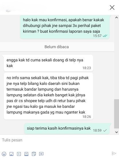 erickflush's tweet photo. KELAKUAN KURIR @JNECare BANDAR LAMPUNG NIH, GIMANA TANGGUNG JAWABNYA ? https://t.co/VRFBCuUMmT
