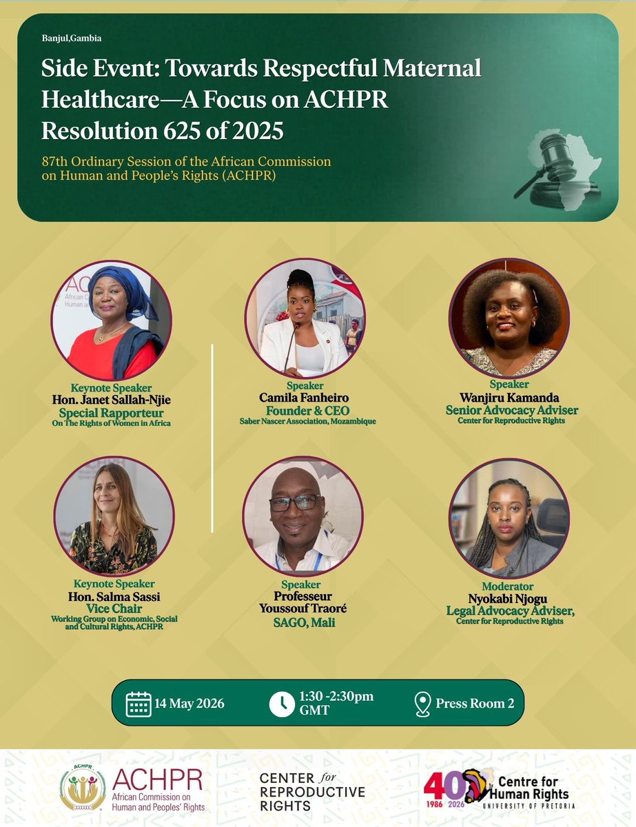Center for Reproductive Rights Africa tweet media