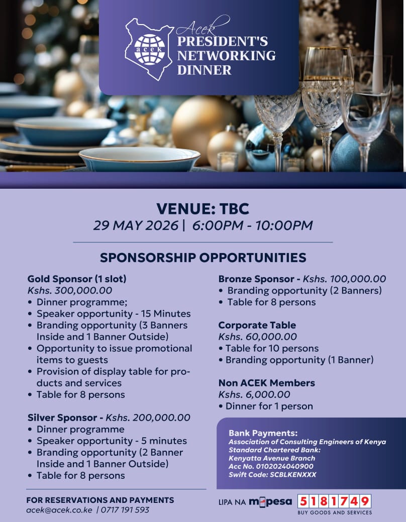 The Association of Consulting Engineers of Kenya tweet media
